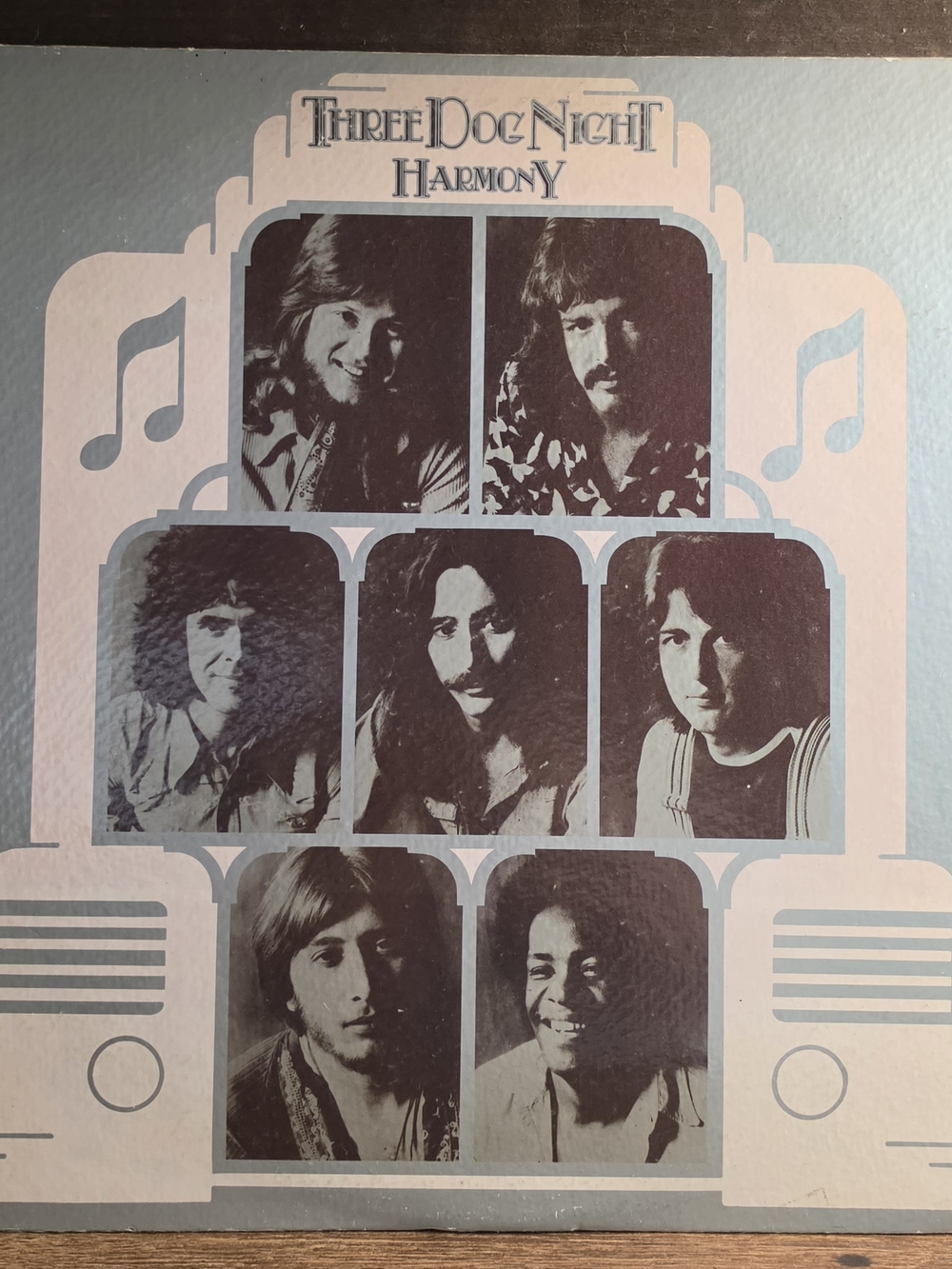Three Dogs Night ,Harmony Album 1971 ,Dunhill Record,Rock Band Vinyl Record  LP